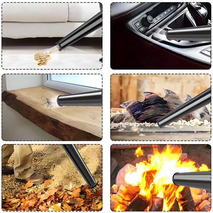 Akumulatorski duvač i usisivač sa dve baterije