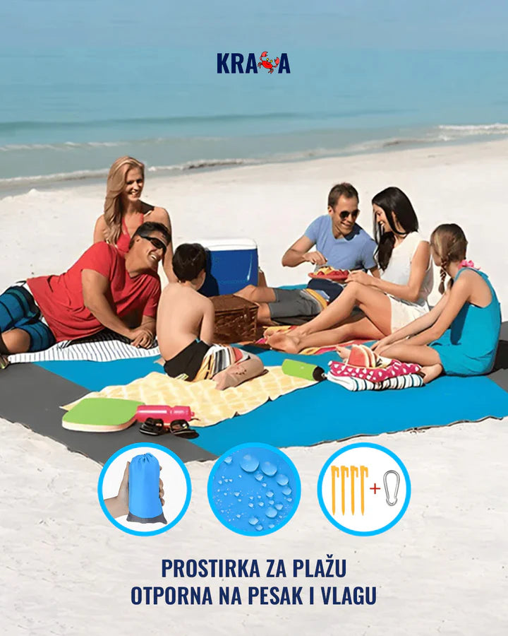 Prostirka za plažu otporna na pesak i vlagu