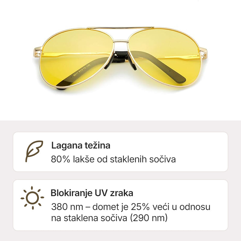 Polarizovane Fotohronične Naočare za Noćnu vožnju